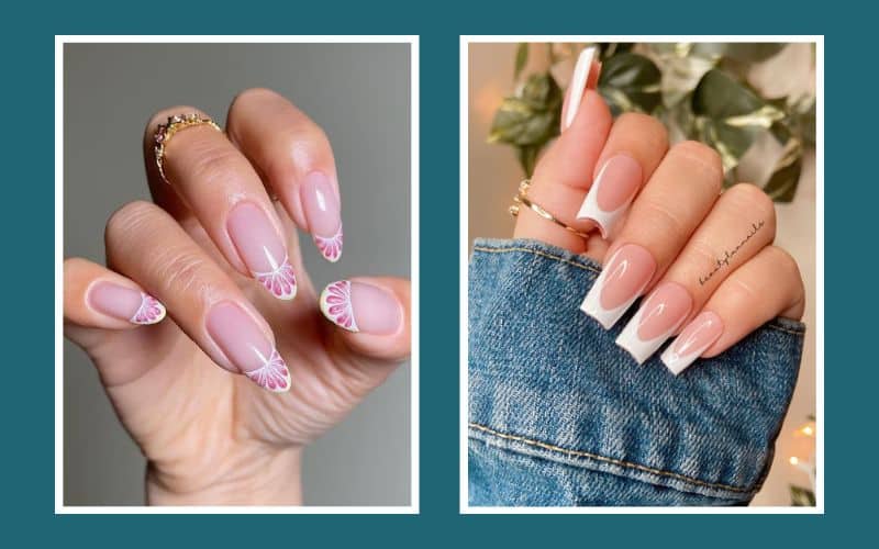 french tip nail designs